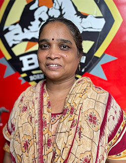 Mrs.M.Gomathi - Adyar, Born To Fight karate instructor